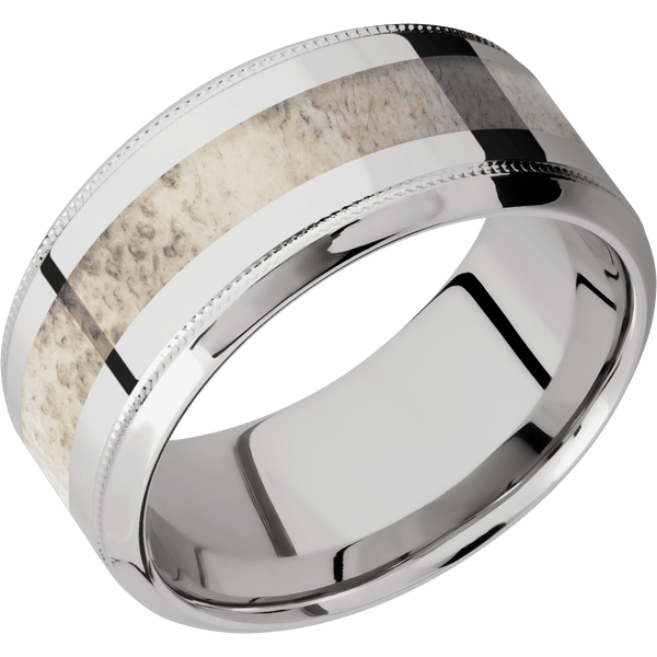 Cobalt Chrome + Polish , Polish Finish All Rings Men's Wedding Band
