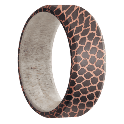Superconductor Men's Ring with Antler Sleeve All Rings Men's Wedding Band