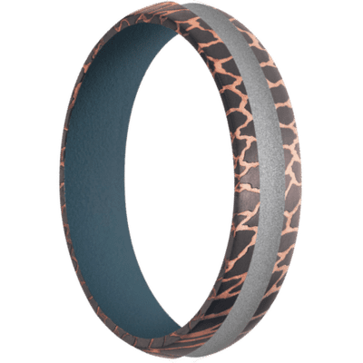 Superconductor Men's Ring with Cerakote Narrow Rings Men's Wedding Band