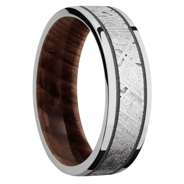 Platinum + Polish Finish + Sequoia All Rings Men's Wedding Band