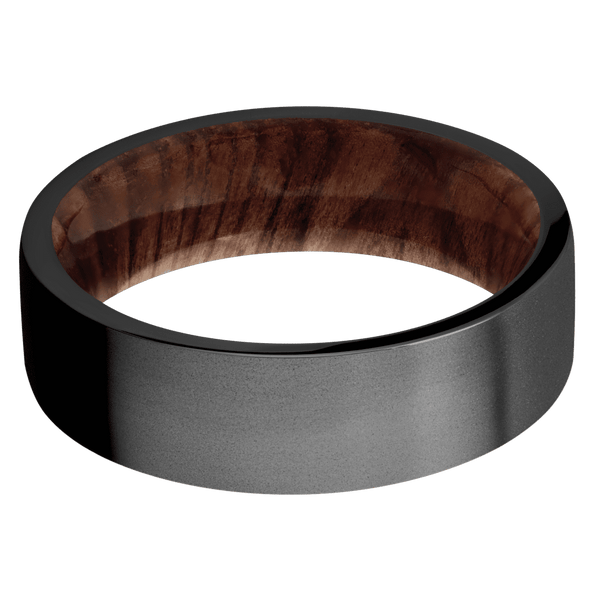 Zirconium + Bead Finish + Sequoia All Rings Men's Wedding Band