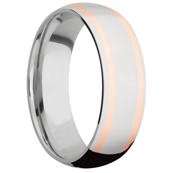 Cobalt Chrome + Polish Finish All Rings Men's Wedding Band