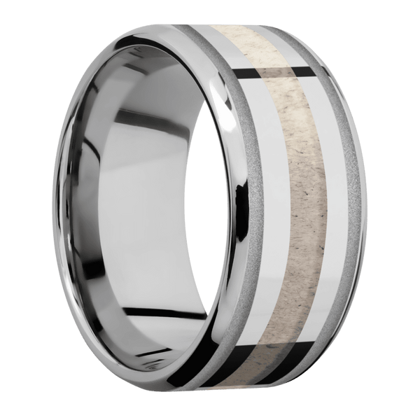Cobalt Chrome + Polish , Polish Finish All Rings Men's Wedding Band