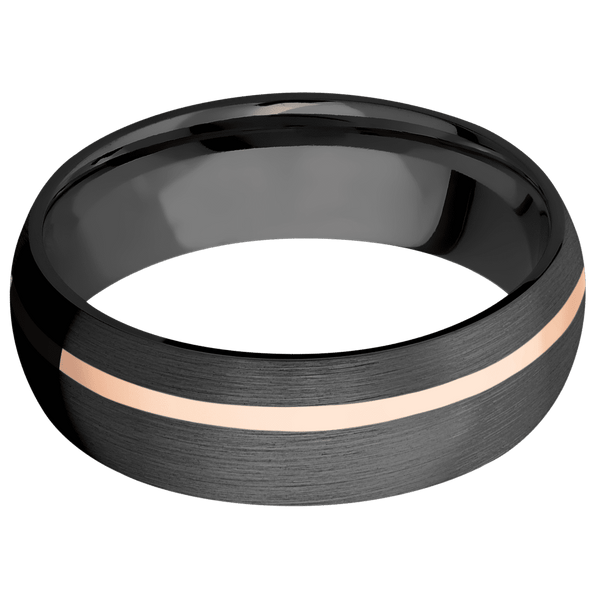 Zirconium + Satin , Satin Finish Included in Sale Pricing Men's Wedding Band