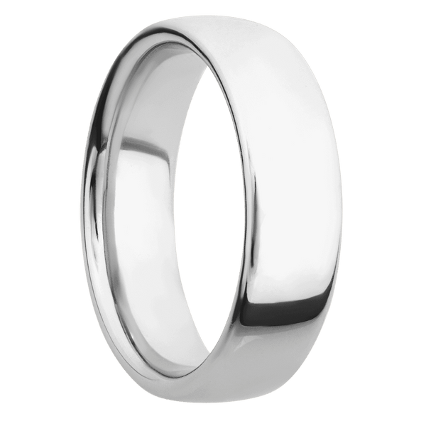 Palladium Silver + Polish Finish All Rings Men's Wedding Band