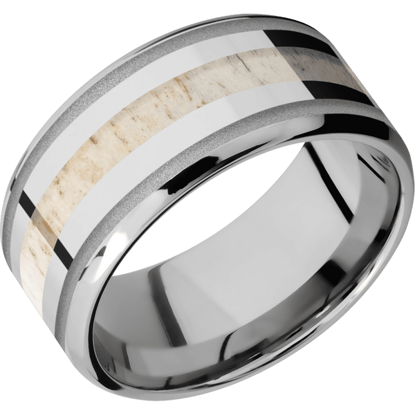Cobalt Chrome + Polish , Polish Finish All Rings Men's Wedding Band
