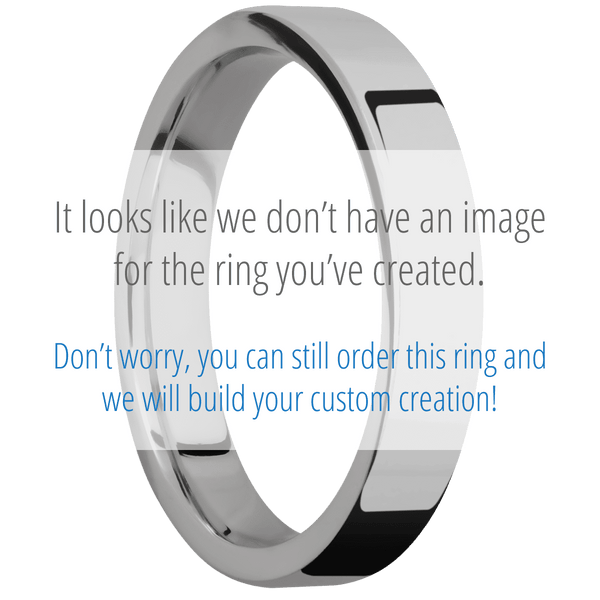 Titanium + Polish Finish All Rings Men's Wedding Band