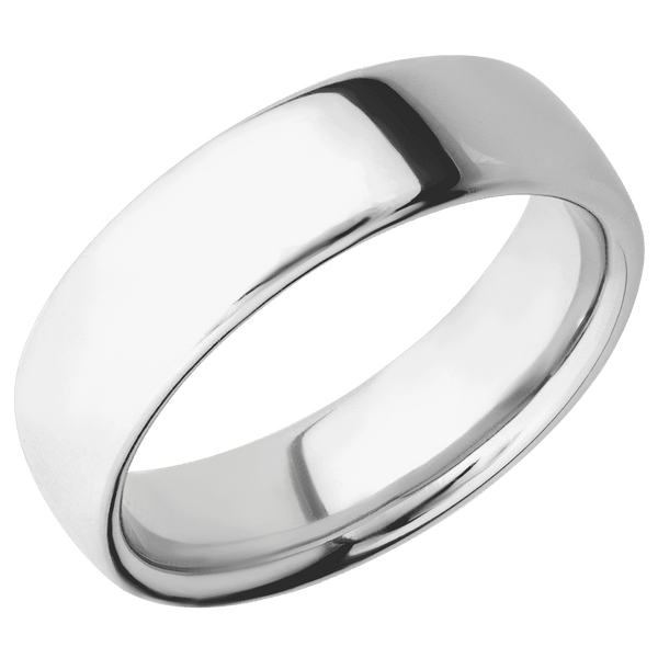 Palladium Silver + Polish Finish All Rings Men's Wedding Band