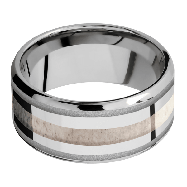 Cobalt Chrome + Polish , Polish Finish All Rings Men's Wedding Band