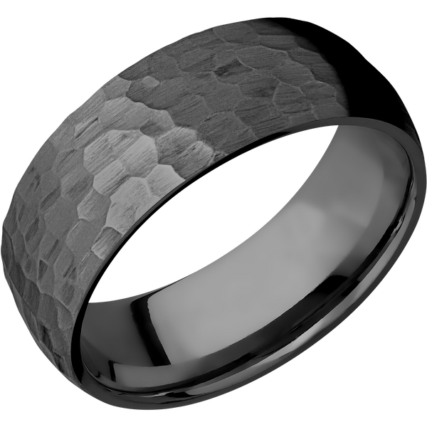 Black Zirconium Men's Ring All Rings Men's Wedding Band