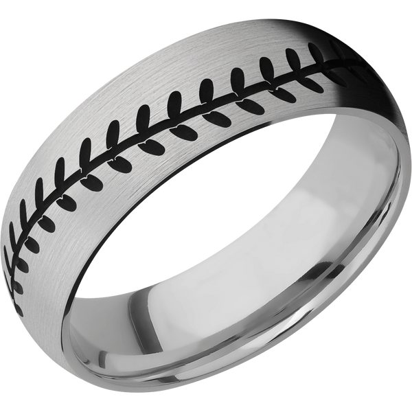 Titanium Men's Baseball Ring All Rings Men's Wedding Band