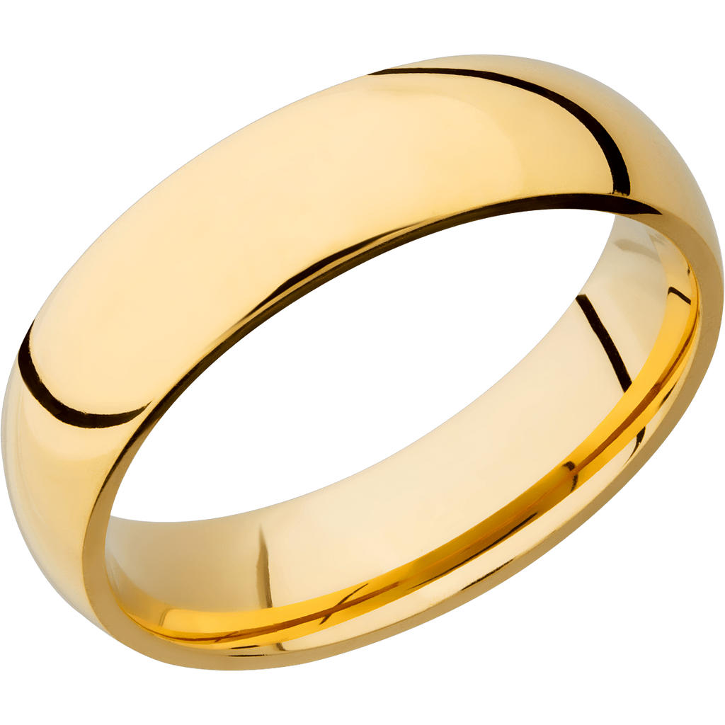 The Classic 6 14k Yellow Gold Men s Wedding Band