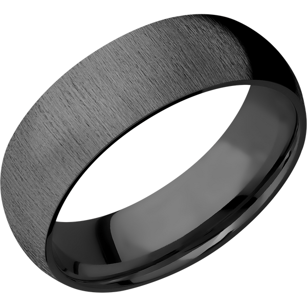 Black Zirconium Men's Ring Black Zirconium Men's Wedding Band