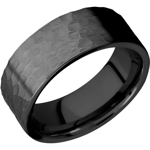 Black Zirconium Men's Ring All Rings Men's Wedding Band