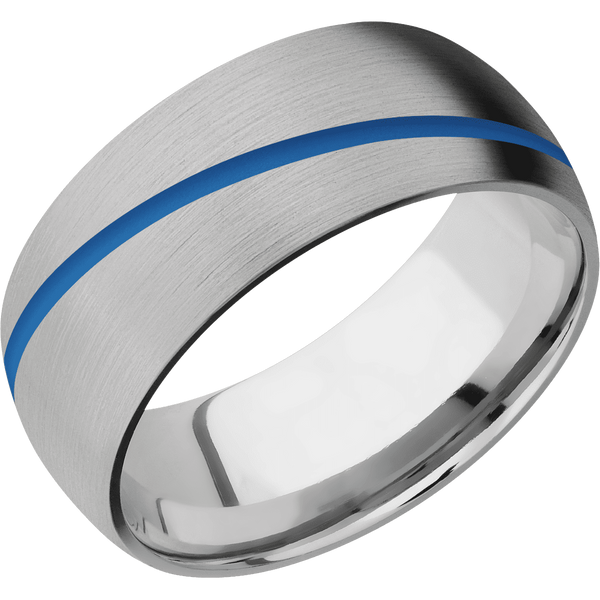 Titanium Men's Ring with Cerakote Cerakote Men's Wedding Band