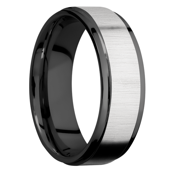 Black Zirconium Men's Ring Black Zirconium Men's Wedding Band