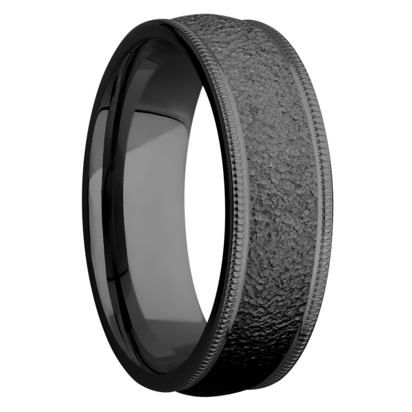 Black Zirconium Men's Ring All Rings Men's Wedding Band