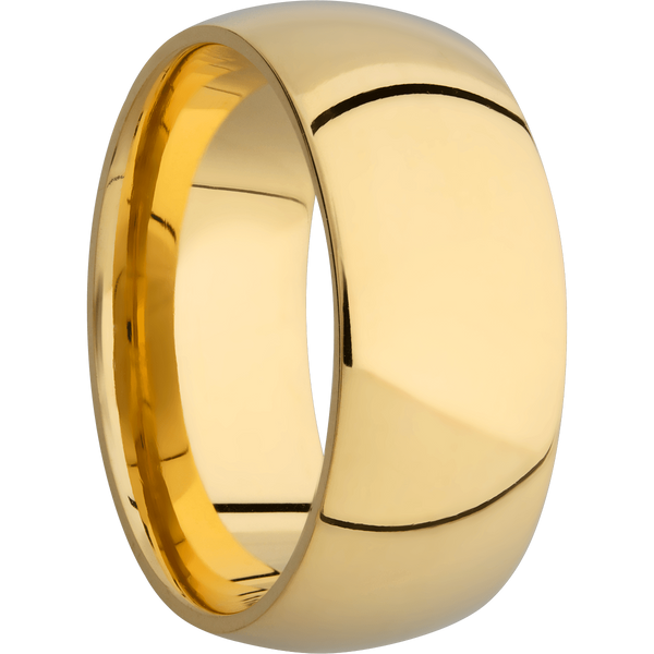14K Yellow Gold Men's Ring 14K Gold Men's Wedding Band