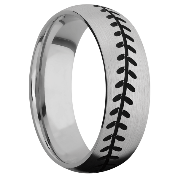 Titanium Men's Baseball Ring All Rings Men's Wedding Band