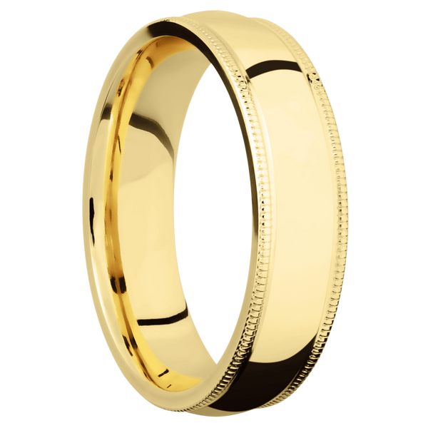 14K Yellow Gold Men's Ring Narrow Rings Men's Wedding Band