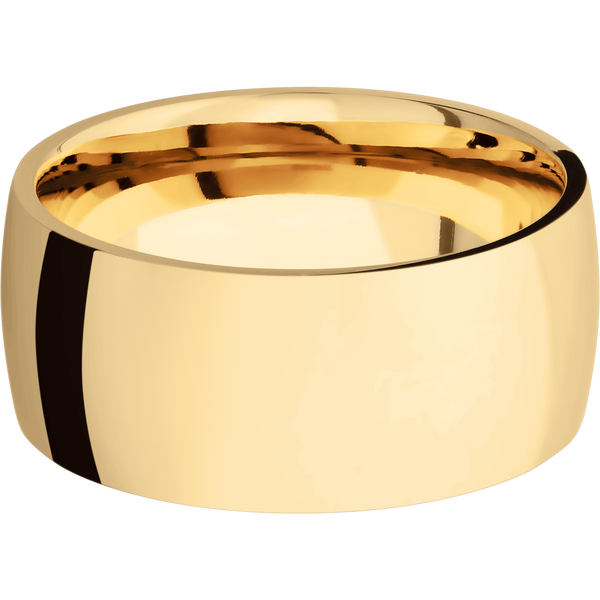 14K Yellow Gold Men's Ring 14K Gold Men's Wedding Band