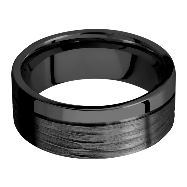 Black Zirconium Men's Ring All Rings Men's Wedding Band