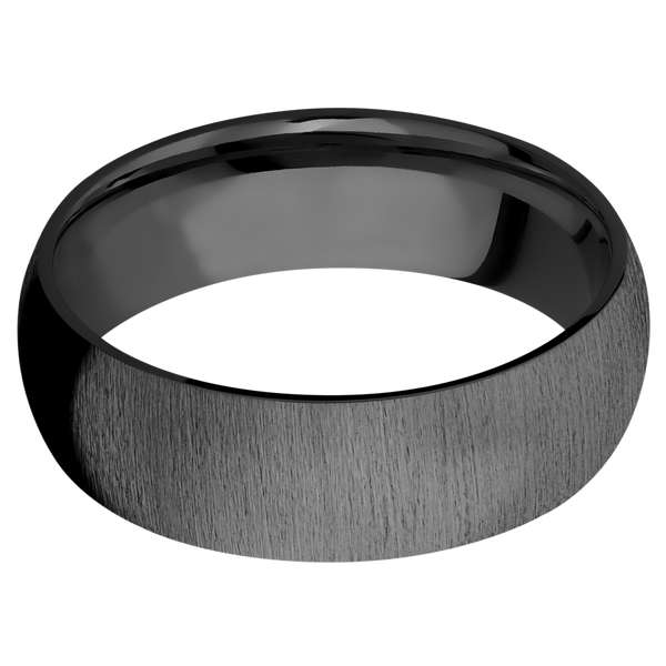 Black Zirconium Men's Ring Black Zirconium Men's Wedding Band