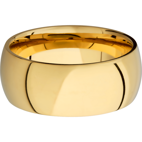 14K Yellow Gold Men's Ring 14K Gold Men's Wedding Band