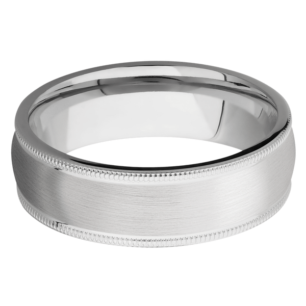14K White Gold Men's Ring All Rings Men's Wedding Band