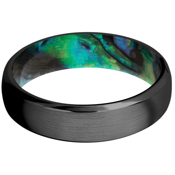 Zirconium + Satin , Polish Finish + Abalone