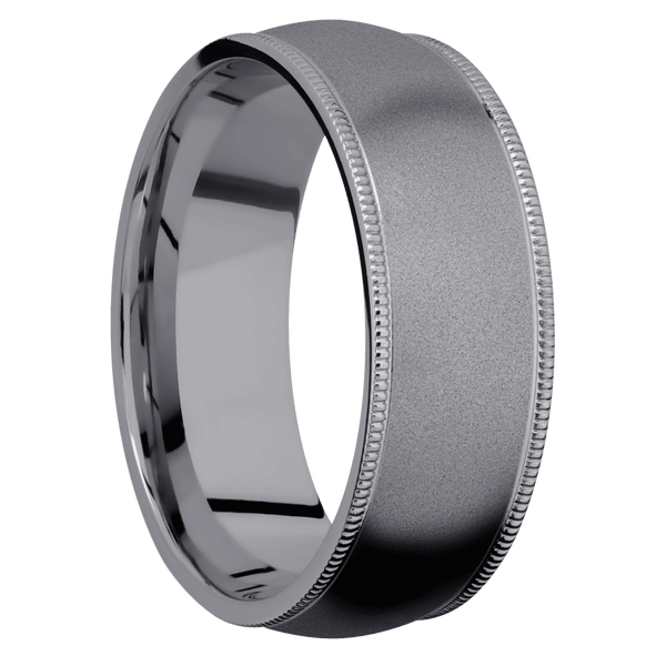 Tantalum + Sand Finish Included in Sale Pricing Men's Wedding Band