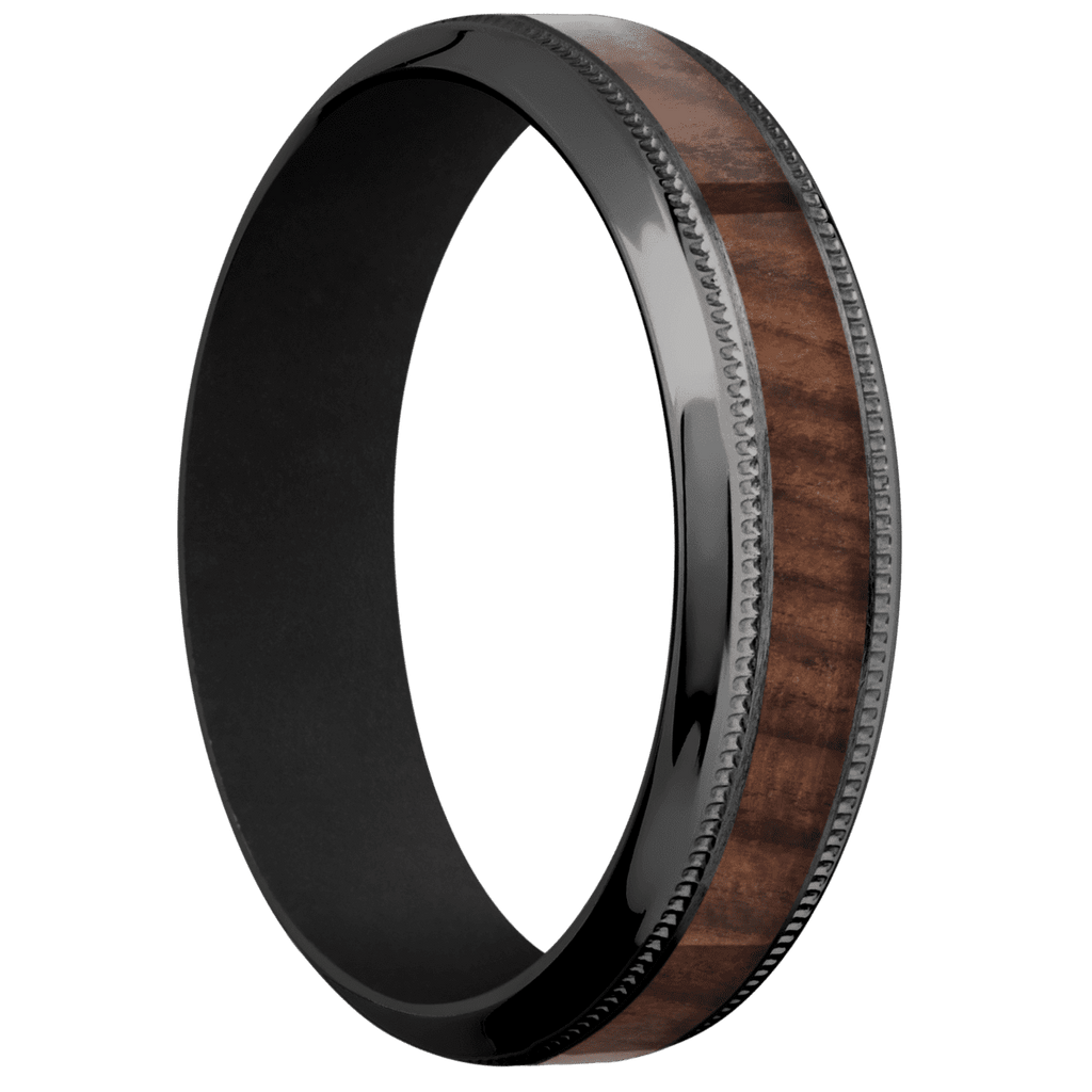 Zirconium + Treebarkh , Polish Finish + Black