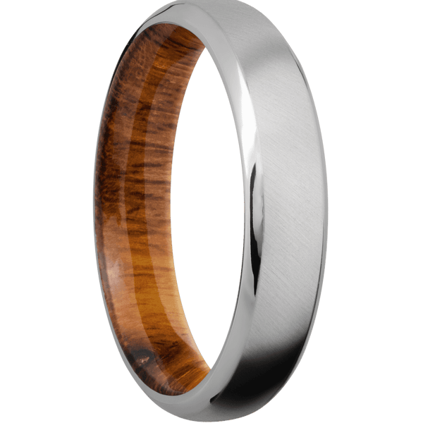 Titanium + Anglesatin , Polish Finish + Desert Iron Wood