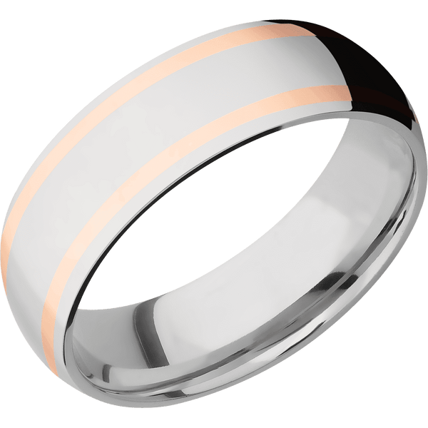 Cobalt Chrome + Polish Finish All Rings Men's Wedding Band