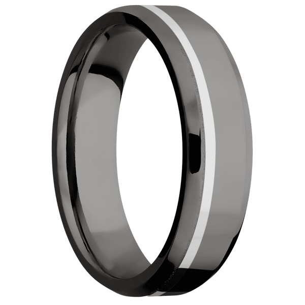 Tantalum Noir + Polish , Polish Finish Included in Sale Pricing Men's Wedding Band