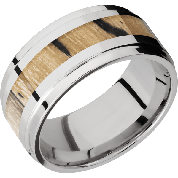 Cobalt Chrome + Polish , Polish Finish All Rings Men's Wedding Band