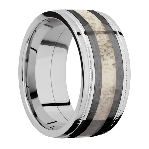 Cobalt Chrome + Polish , Polish Finish All Rings Men's Wedding Band