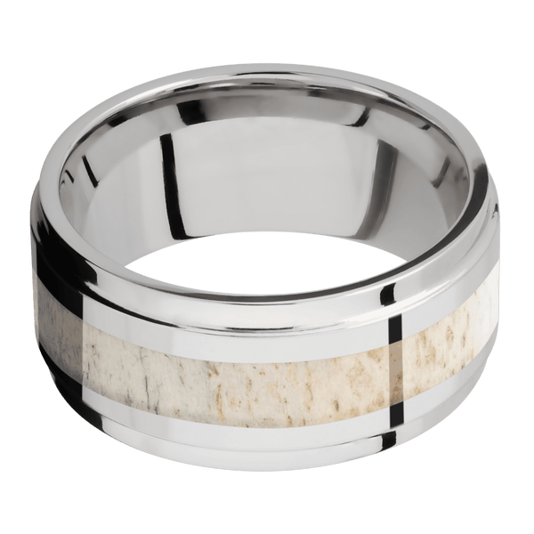 Cobalt Chrome + Polish , Polish Finish All Rings Men's Wedding Band