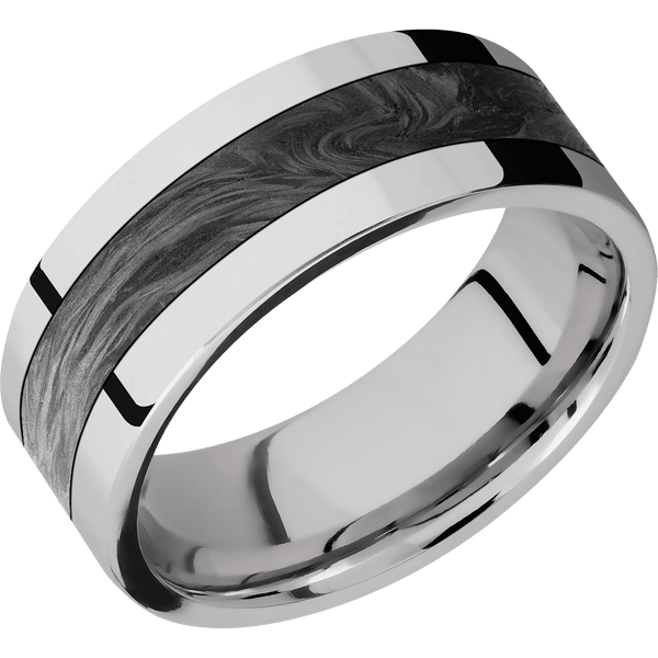 Platinum + Polish Finish All Rings Men's Wedding Band