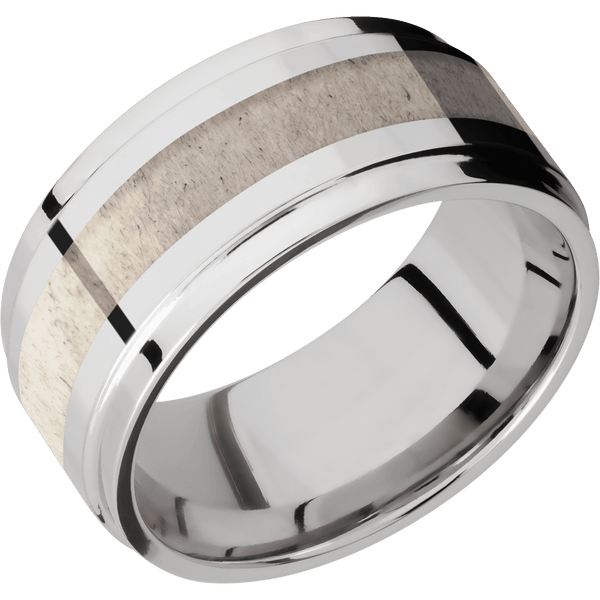 Cobalt Chrome + Polish , Polish Finish All Rings Men's Wedding Band