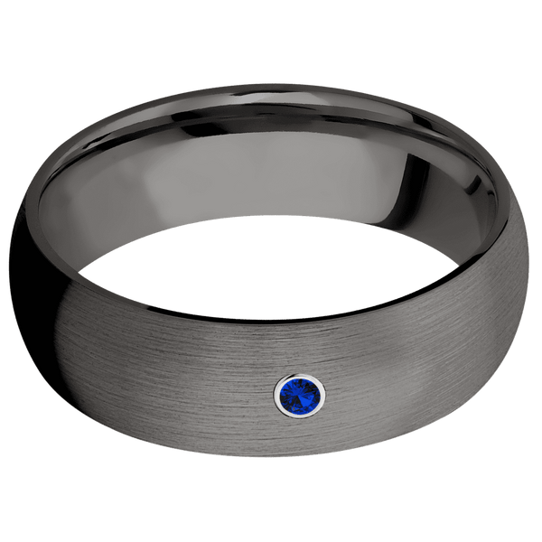 Tantalum Noir + Satin Finish All Rings Men's Wedding Band