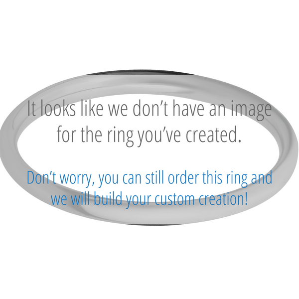 Zirconium + Satin Finish All Rings Men's Wedding Band