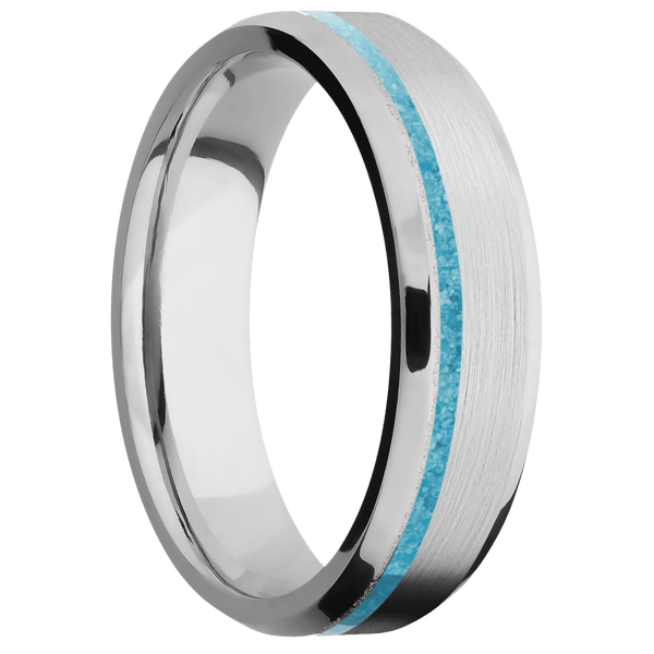 Platinum + Satin , Polish Finish Included in Sale Pricing Men's Wedding Band