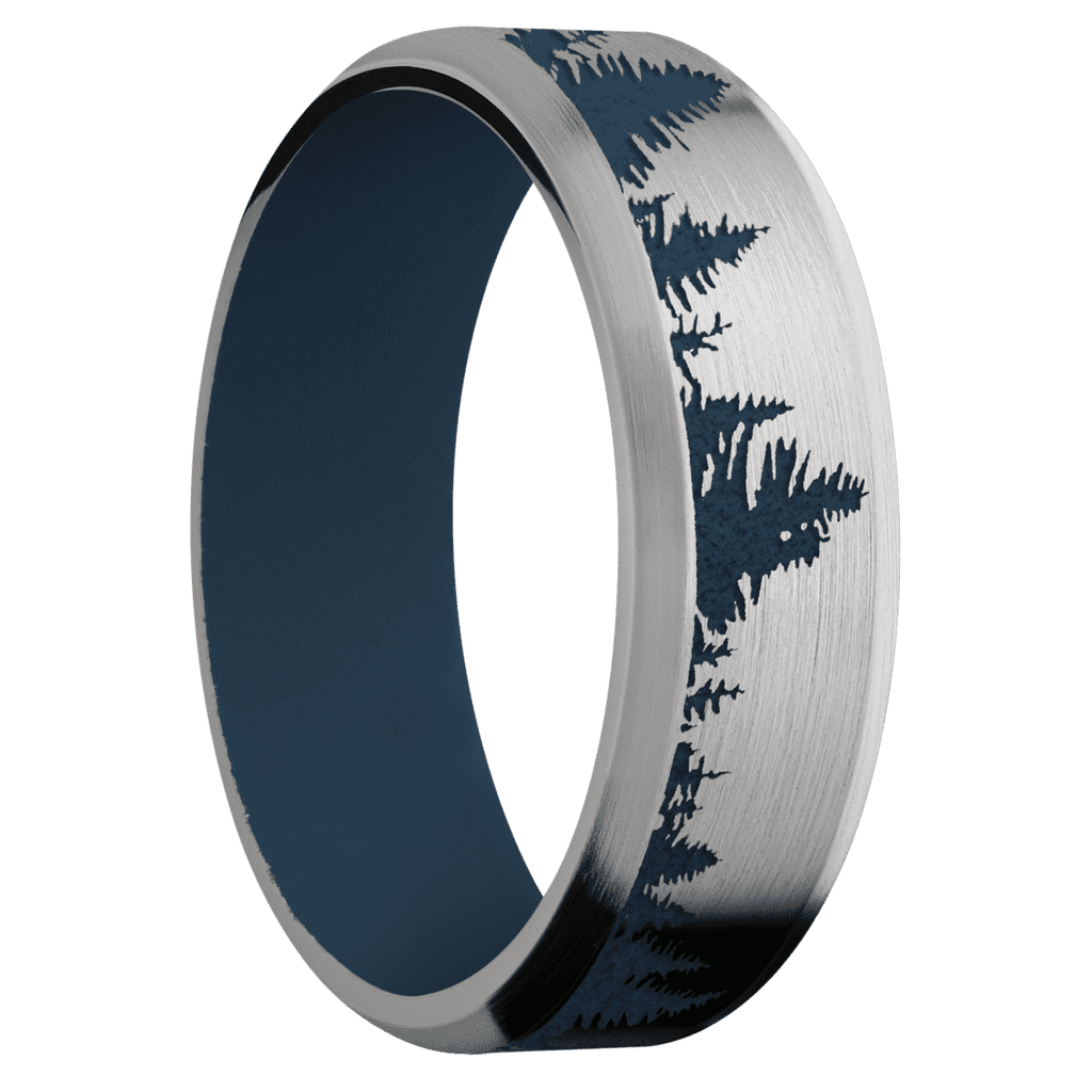 Titanium + Satin , Satin Finish + Navy Blue
