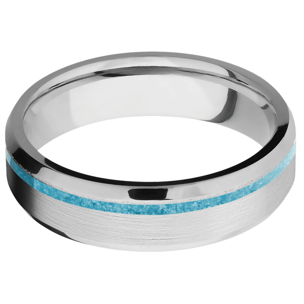 Platinum + Satin , Polish Finish Included in Sale Pricing Men's Wedding Band