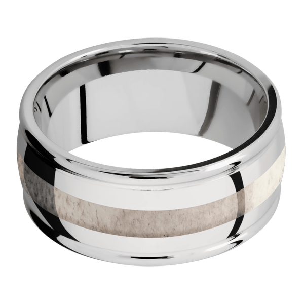 Cobalt Chrome + Polish , Polish Finish All Rings Men's Wedding Band