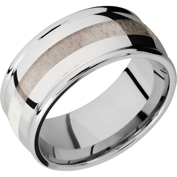 Cobalt Chrome + Polish , Polish Finish All Rings Men's Wedding Band