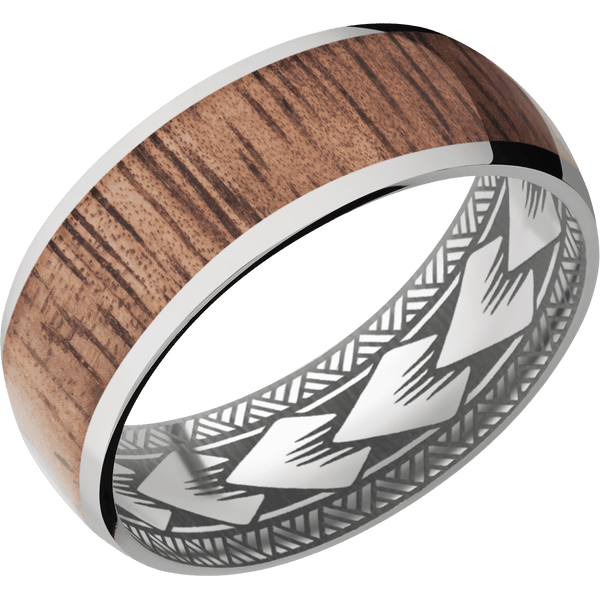 Titanium + Polish Finish All Rings Men's Wedding Band