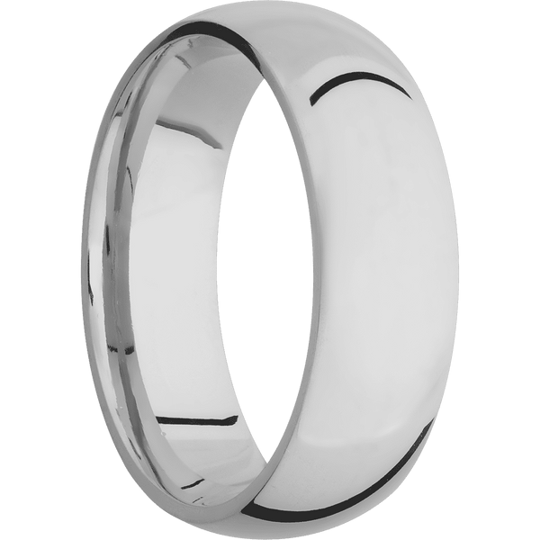 Titanium + Polish Finish All Rings Men's Wedding Band