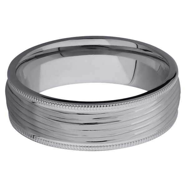 Tantalum + Treebark3 Finish Included in Sale Pricing Men's Wedding Band